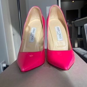 Jimmy Choo Pink Patent Pump